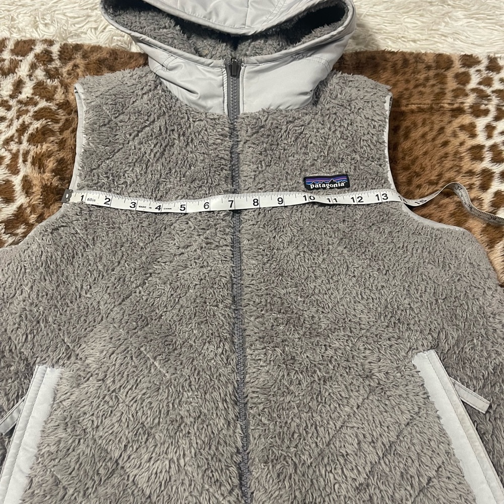 Patagonia" Vest Los Gatos -Hooded-Reversible-Gray - Picture 16 of 16
